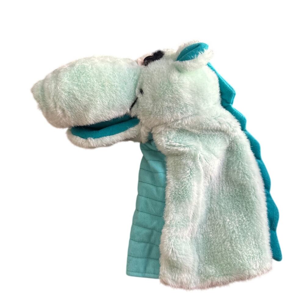 VTG 1989 Timberline Press Russ Berrie Pumpsy Hand Puppet Dinosaur Dragon